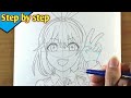 Cara menggambar yotsuba part 1 - how to draw anime girl | gotoubun no hanayome