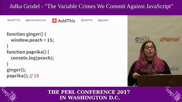 Julka Grodel - "The Variable Crimes We Commit Against JavaScript"