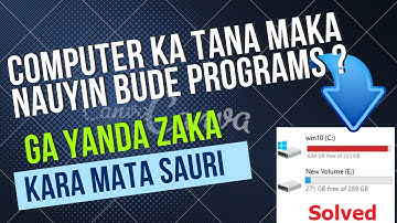 Yanda Zaka karawa Computer Ka Saurin Aiki | ta Hanyar Goge Fayilan da Basu Da Amfani.