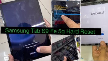 How to hard reset Samsung Tab S9 FE 5G