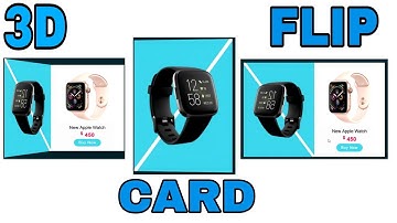 How to make 3D Flip Product Card Hover Using Html and CSS Short Tutorial | Codewithkapil | Coding