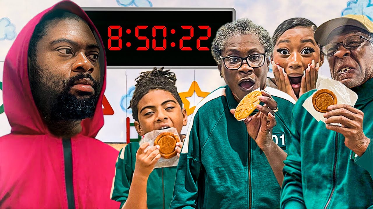 SQUID GAME IN REAL LIFE COOKIE CHALLENGE *1,000 PRIZE