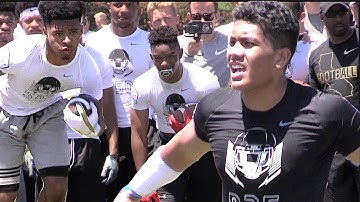 🔥🔥 Nike Football Opening Regionals | Oakland | LB vs RB - 1v1s | 2017