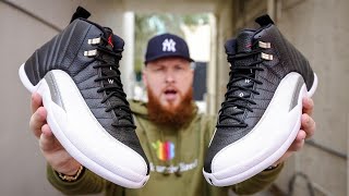 HOW GOOD ARE THE JORDAN 12 PLAYOFF SNEAKERS?! (Early In Hand & On Feet Review)