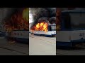 В Запорожье опять сгорел трамвай !!!! 2021год