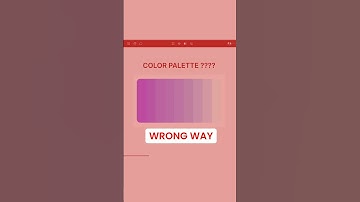 Right way to generate "color palette" #uiux #uidesign #figma #color #pallete #tutorial #design