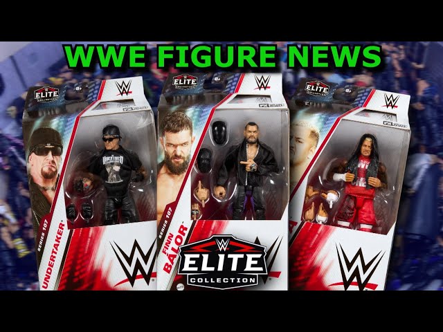 NUEVAS FIGURAS WWE ELITE 107 ❗❗ FINN BALOR , UNDERTAKER Y MAS !!! - WWE  FIGURE NEWS 