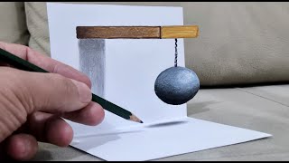 easy 3d drawing on paper for beginners- how to draw 3d