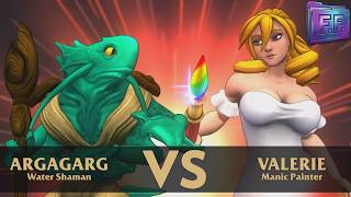ARGAGARG vs VALERIE - FANTASY STRIKE 独 2017 Water Shaman Zoning vs Creative Rushdown Unique Technica