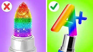 CUM SĂ STRECURI MACHIAJUL || Trucuri Ușoare de Modă și Frumusețe de la 123 GO! SCHOOL