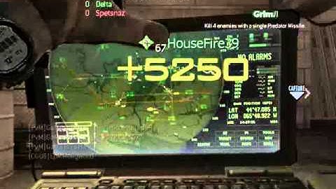 MW3 8 in one predator missile.