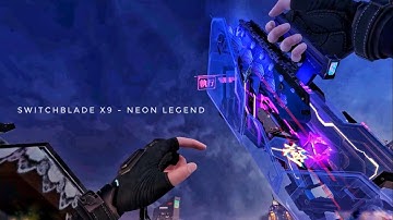 Mythic Switchblade X9 - Neon Legend Weapon Inspection 😍