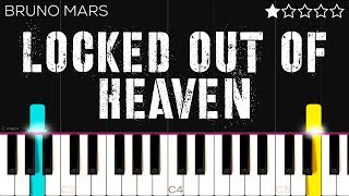 Bruno Mars  Locked Out Of Heaven | EASY Piano Tutorial