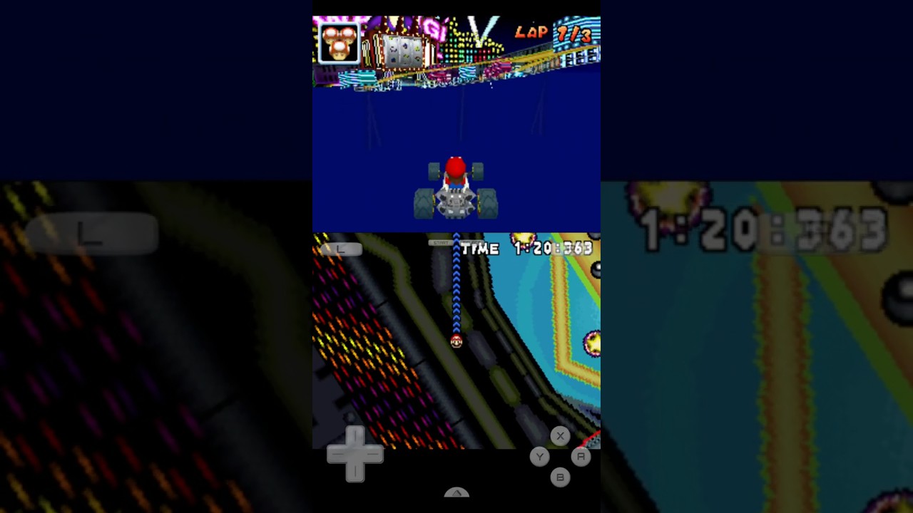 MKDS Glitch #2  Waluigi Pinball (w/cheats) 