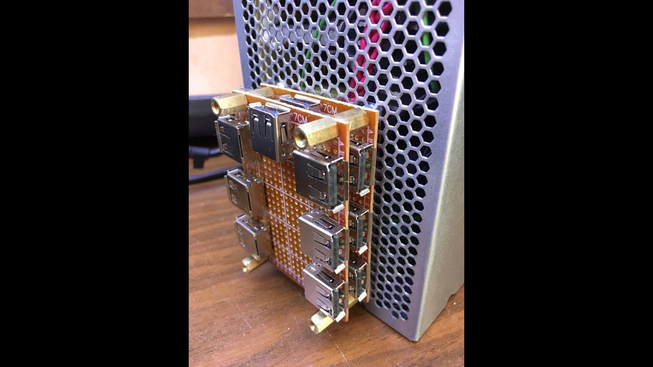 Мощная USB зарядка из компьютерного блока питания - YouTube
