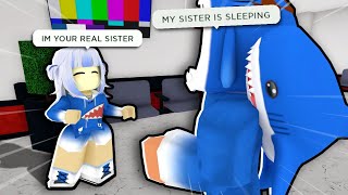 She Was PRETENDING To Be My SISTER To Get FREE GODLIES, So My SISTER JOINED... (Murder Mystery 2)