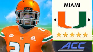 I SAVED Miami… in NCAA Football