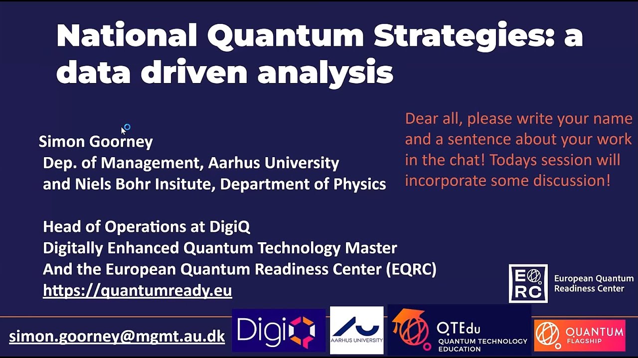 Ghanaian Stakeholders Pre-Conference | National Quantum Strategies: A Data-Driven Analysis