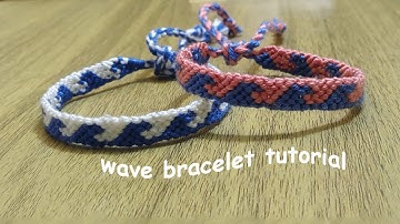How to make wave friendship bracelet || trangyiyi
