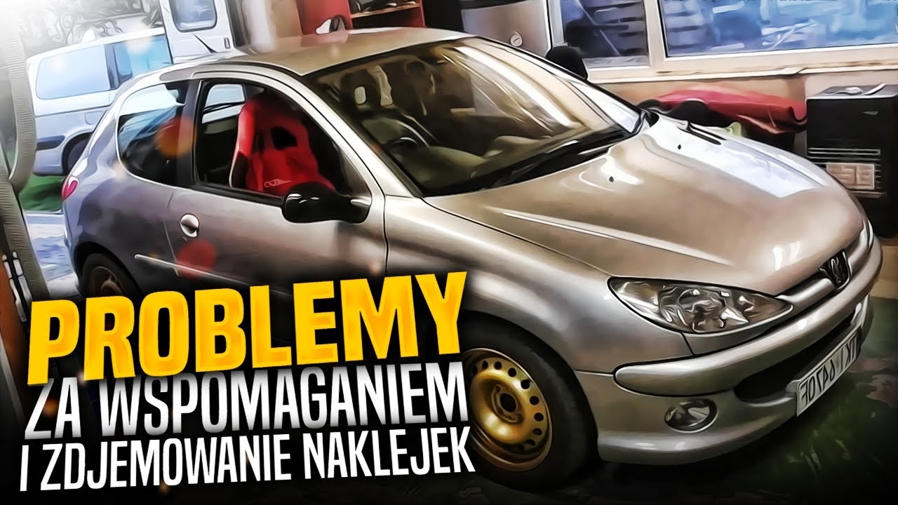 Problemy Ze Wspomaganiem I Zdejmowanie Naklejek - Peugeot 206 - Youtube