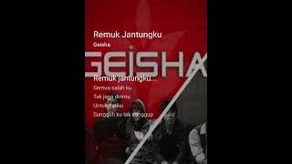 Remuk Jantungku Karaoke Gheisha