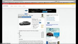 Tutorial For J.D. Power and Associates Car Rating Site