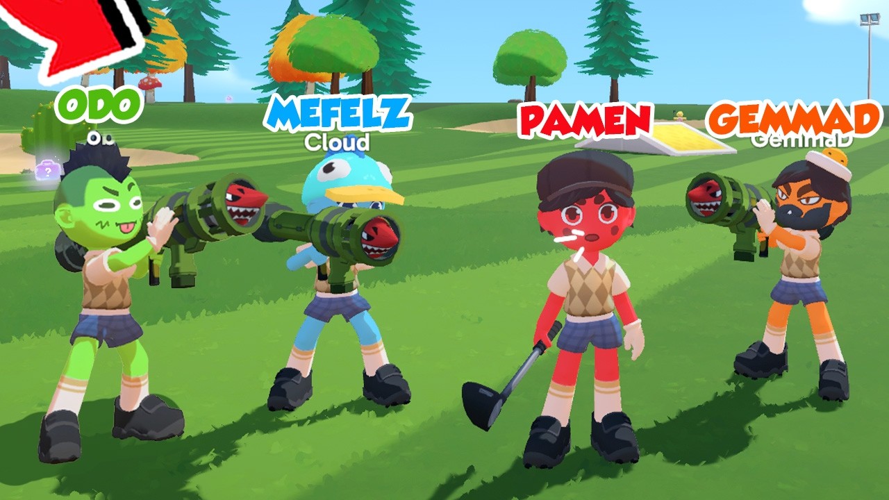 4 BEBAN BAKU HANTAM DI GAME GOLF KOCAK LAGI!!!