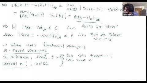 Aug 26 (Pt3): Well-Posedness: Continuous Dependence