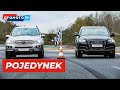 AUDI Q7 I vs MERCEDES ML W164 - przyspieszenie, slalom, hamowanie | Mega pojedynek na torze OTOMOTO