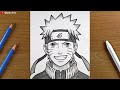 How to Draw Naruto | Easy Anime Drawing | Drawing Tutorial for beginners Step by Step | Naruto