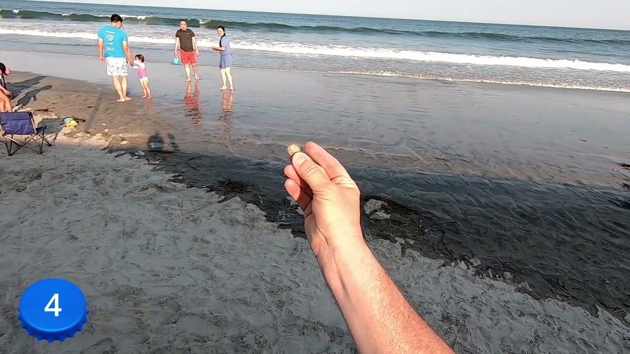 Wildwood Beach Metal Detecting with V3i July 23rd 2021 Part 2