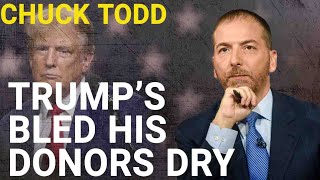 Chuck Todd: Trump's legal woes are draining his coffers, but he's still stronger than Biden screenshot 1