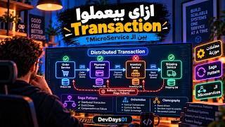 SAGA Pattern Arabic | ازاي بنعمل ترانزاكشن على ميركوسيرفيز