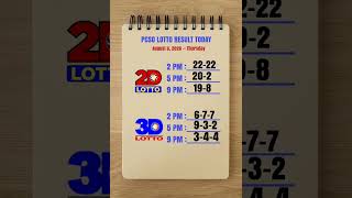 Lotto Result Today 9pm Draw August 6, 2026 PCSO #lotto #lottoresulttoday #lottoresulttoday9pm
