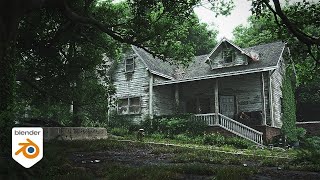 How to make an abandoned house in Blender  Tutorial