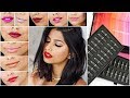 Trying out 48 MAC LIPSTICKS under 10 minutes!
