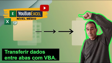 Transferir dados entre planilhas (abas) Excel (versão C). #TransferirDados #AutomaçãoExcel