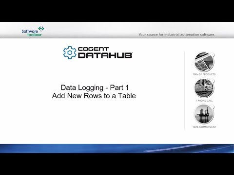 Data Logging Part 1 - Logging New Rows to a Table