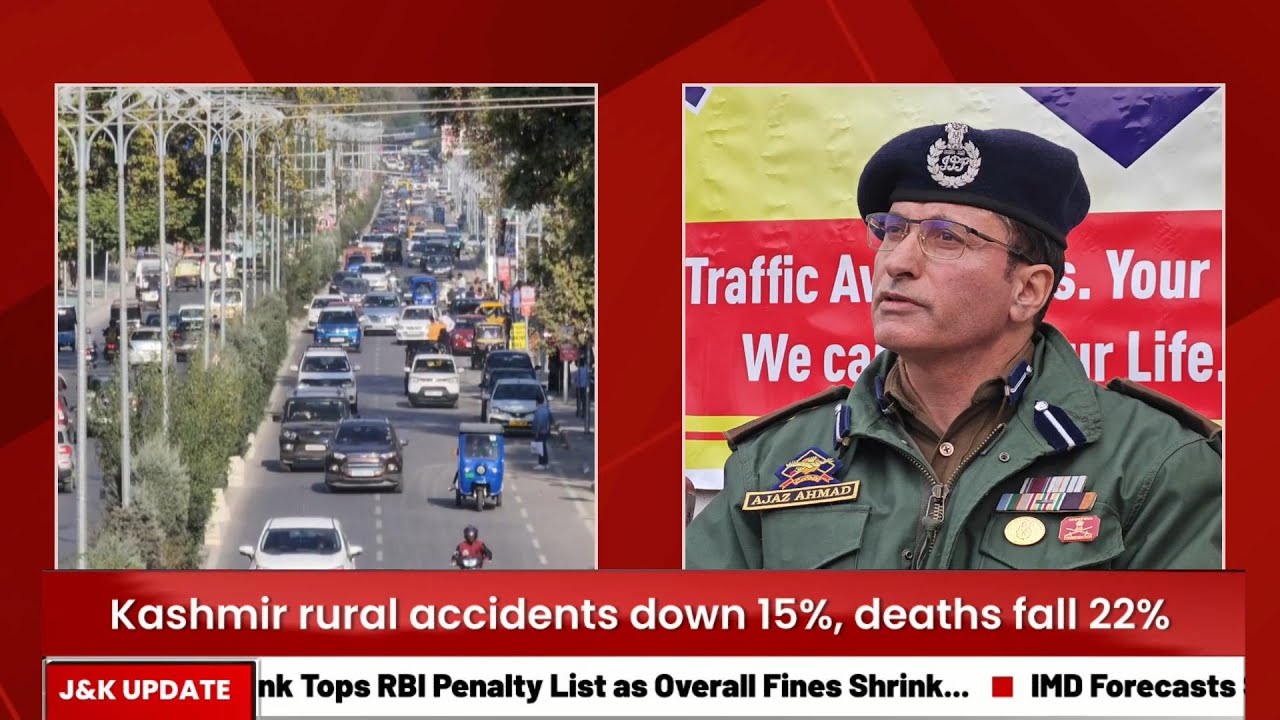 Srinagar Traffic Enforcement Marked Significant Gains in 2025: SSP Traffic Ajaz Ahmad