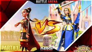 BattleArena - Mulan-VS-Joan - Passive Buffing PART#1 - Rise of Kingdoms ROK Fleisch