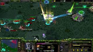 Dota 1 - Abaddon Rampage )) 1 vs 5 AI. Insane mode (Win by all heroes) HD