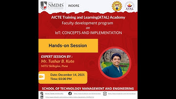 ATAL FDP Day 2 Session 2: Basic Python Programming for IoT by Mr. Tushar B. Kute