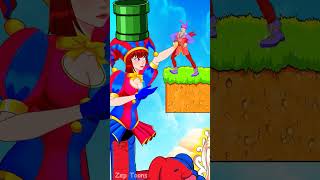 Will Pomni Angel Choose Heaven Or Hell For Catnap Vs Dogday Vs Jax??? | Funny Animation #Shorts