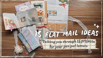 15 flat mail Ideas for Pen Pal Letters 💌 - mails from my pen pals 📮