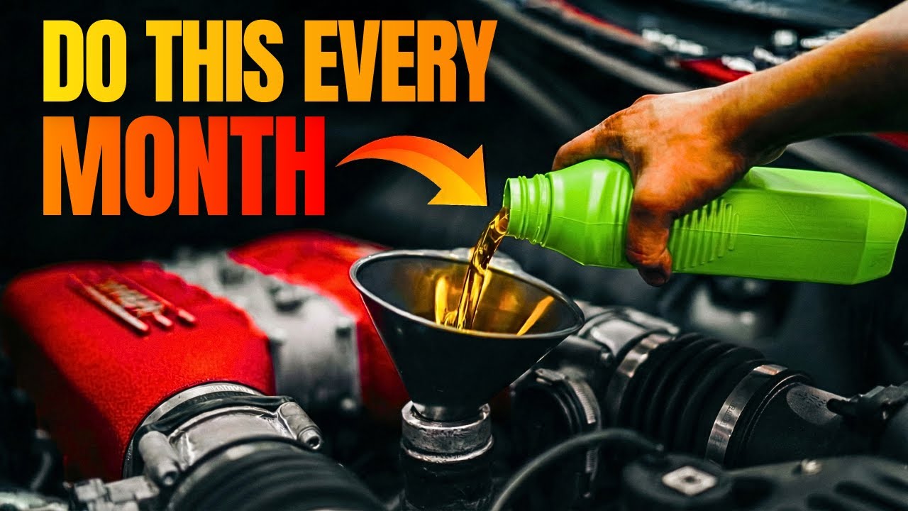 Делайте ЭТО раз в месяц, и ваш двигатель прослужит вечно.