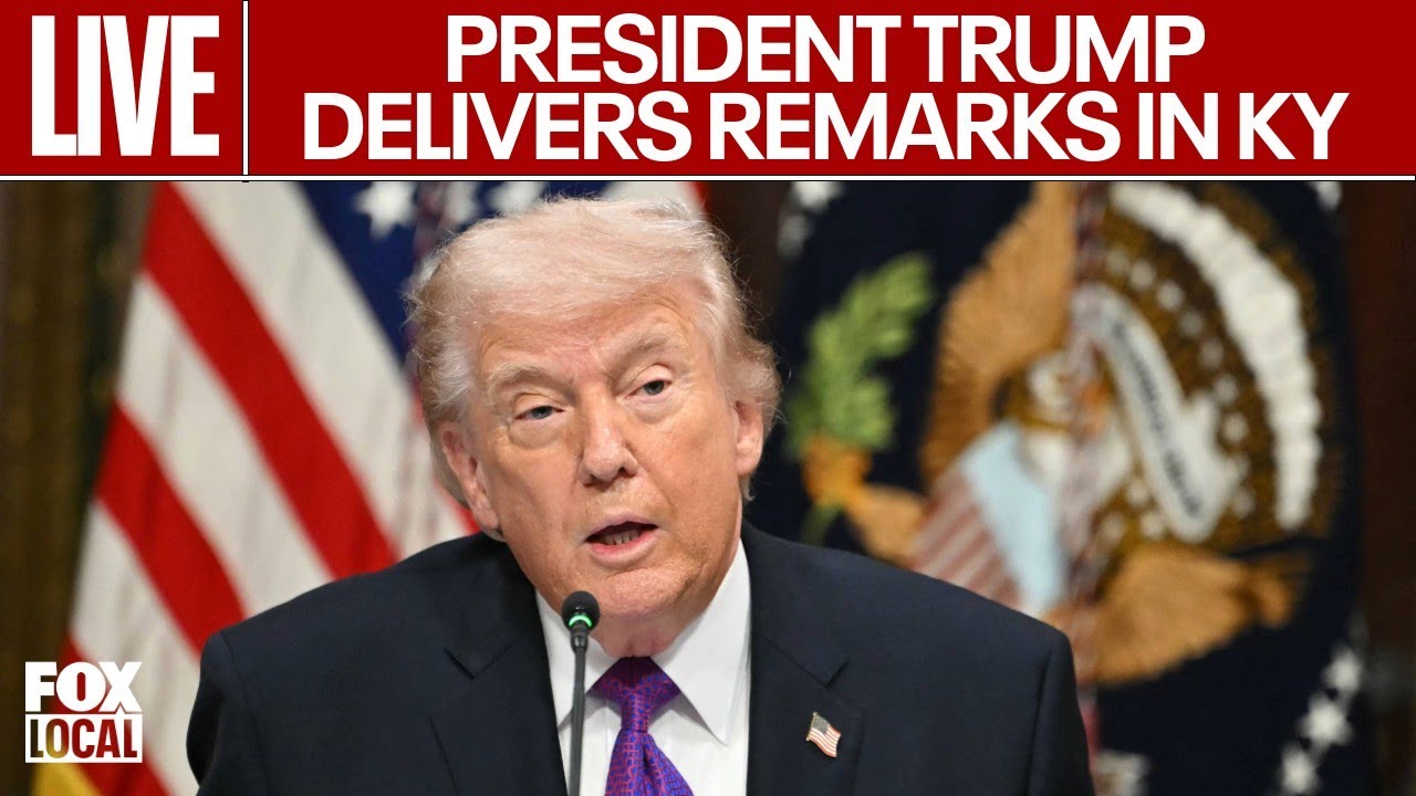 LIVE: President Trump Delivers Remarks in Kentucky - YouTube
