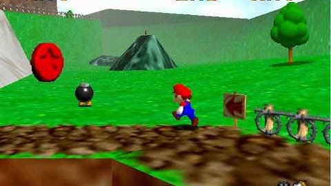 Super Mario 64 Walkthrough - Behind Chain Chomp