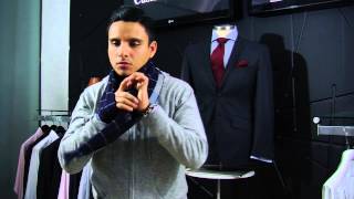 How Long Should a Scarf Be for a Man? : Fashionable Men