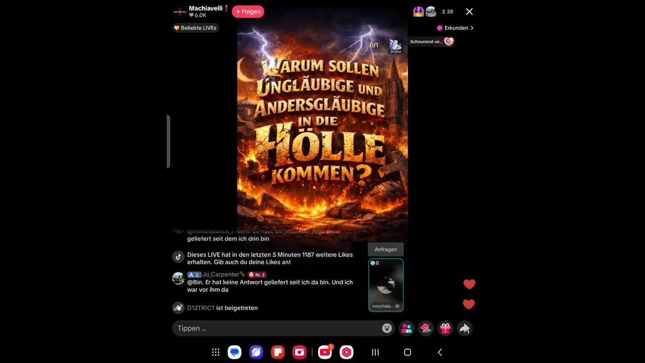 Machiavelli Tiktok: Ist unglaube eine Sünde? 