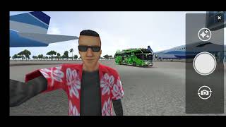 Bus Simulator Indonesia | airport ✈️ එකට යන map එක | New update 2024 🌝🔥 #bussimulatorindonesia screenshot 1